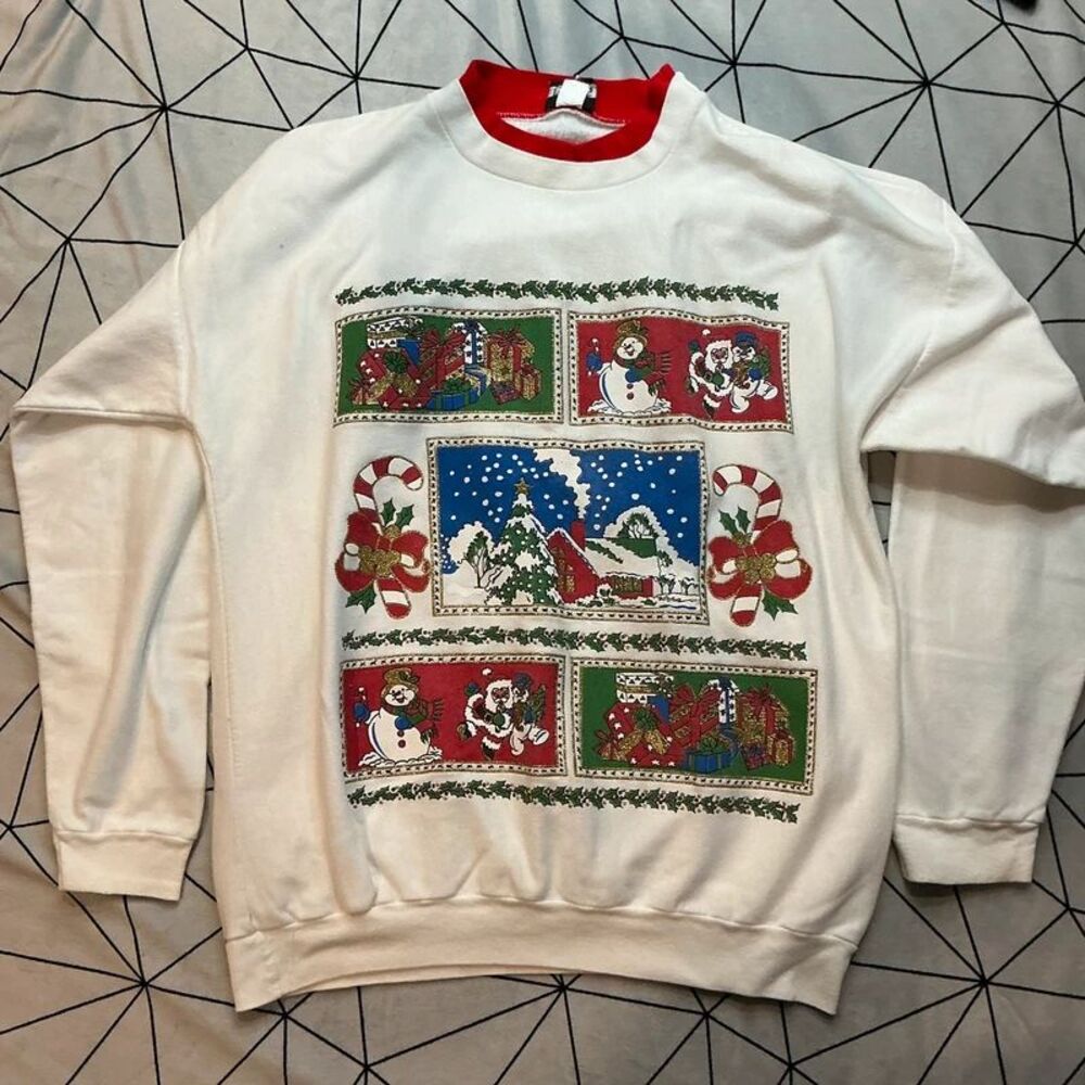 Vintage Christmas sweatshirt M